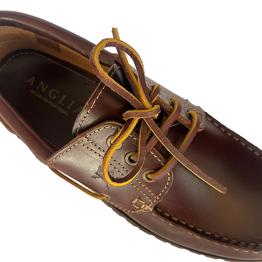 Cordón para Zapato Cuero Brown 75 cm Anglia