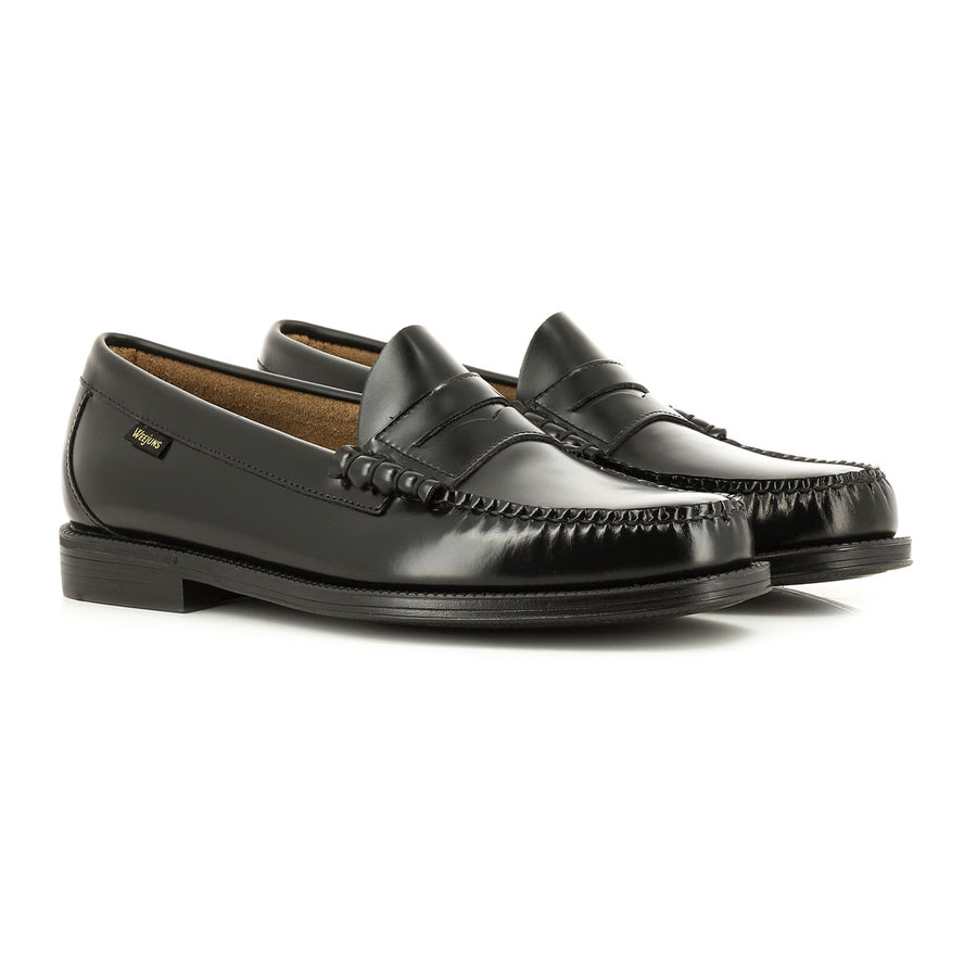Larson Penny Loafer Black Goma GH Bass & Co