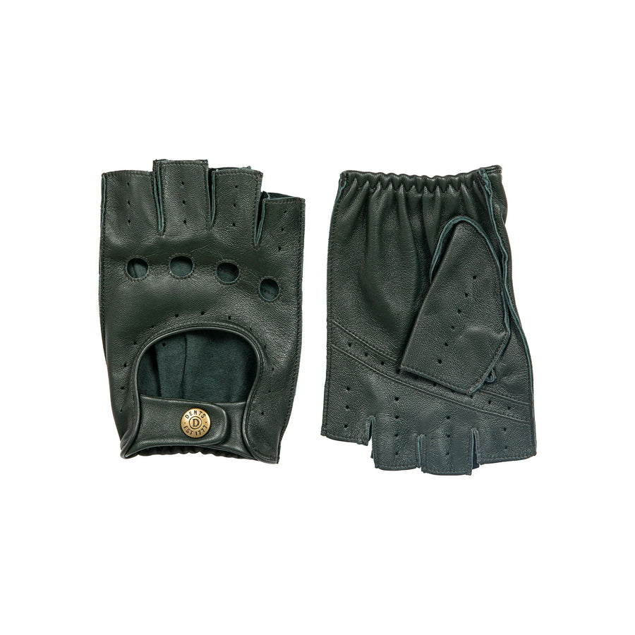 Guante Driving Hombre Cut off Finger Racing green