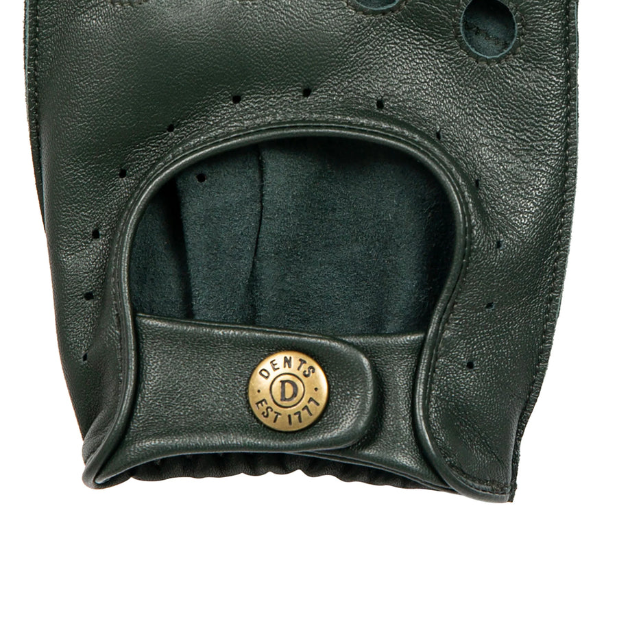 Guante Driving Hombre Cut off Finger Racing green