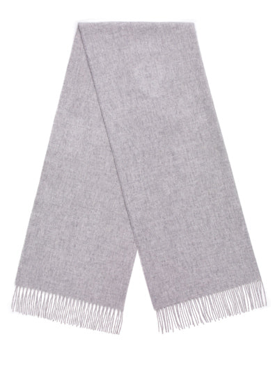 Estola 100% Lambswool 70x190 Silver