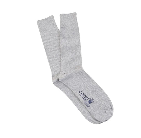 Calcetín Corgi 75% algodón delgado Gris M y L