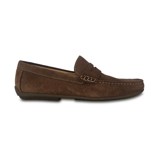 Mocasin Beach Dark Brown Suede / Rubber
