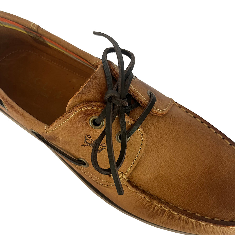 Cordón para Zapato Cuero Dark Brown 65 cm Anglia