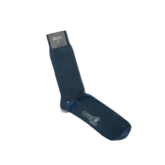 Calcetín Corgi 63% lana delgado Azul Claro M y L