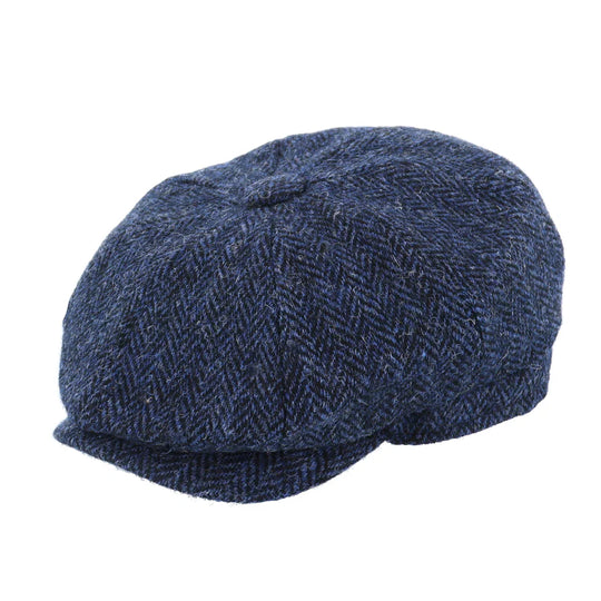 Gorro Harris Tweed Shelby Navy