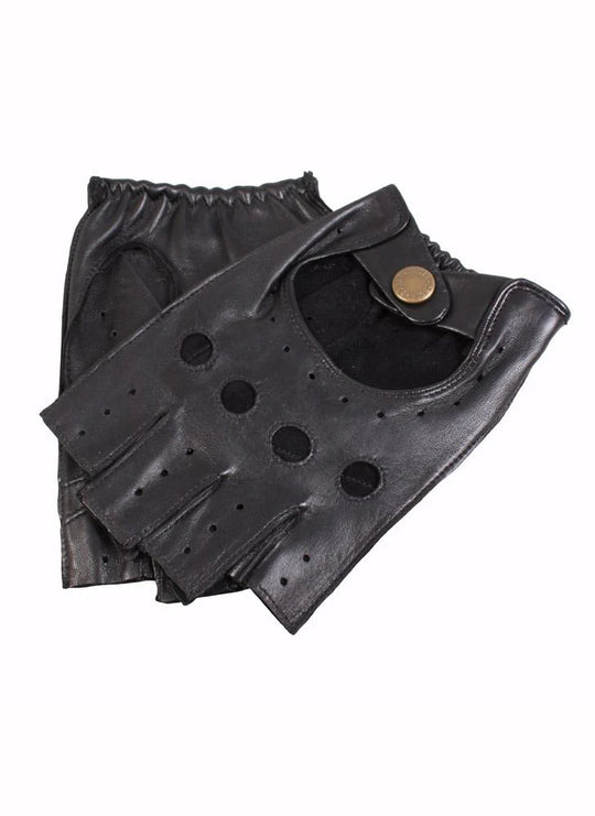 Guante Driving Hombre Cut off Finger Black