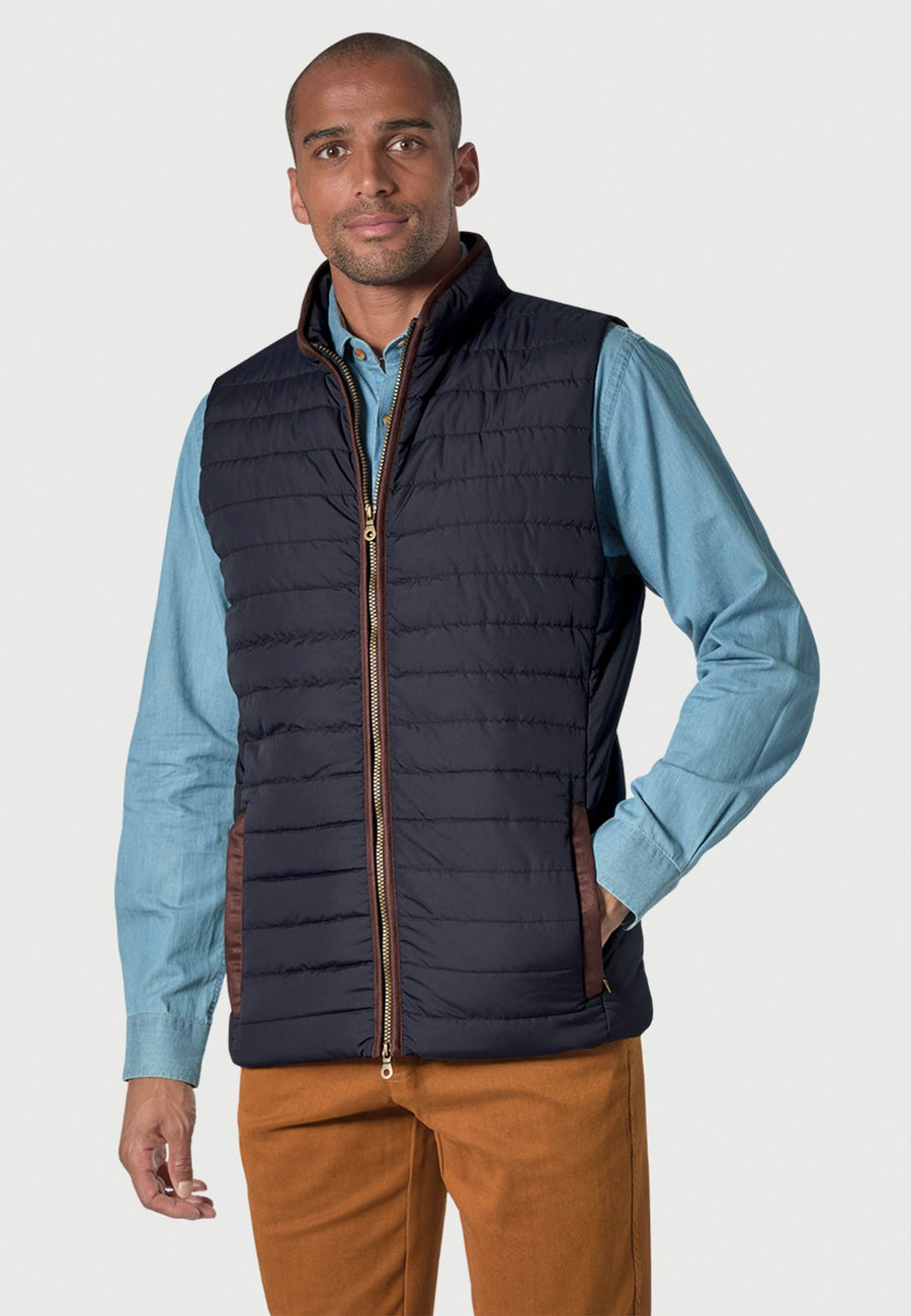 Chaqueta Tampa Quilted Puffer, Navy