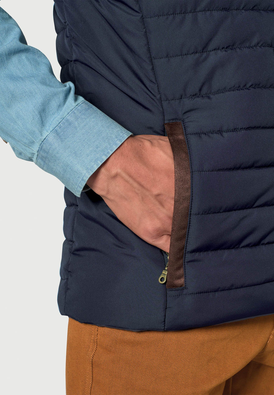 Chaqueta Tampa Quilted Puffer, Navy