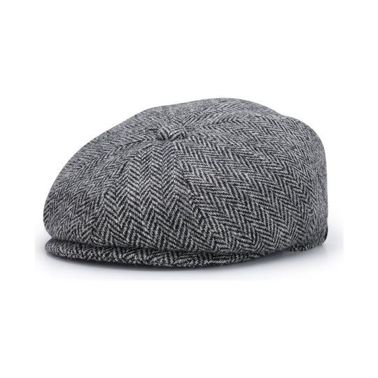 Gorro Harris Tweed Shelby Grey