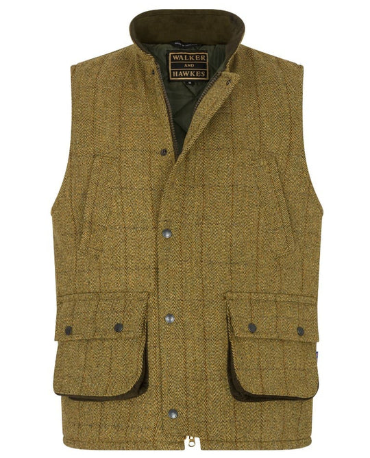 Chaqueta de Tweed sin Mangas Sage