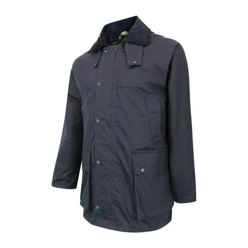 Chaqueta de algodon encerado Padded Wax Navy