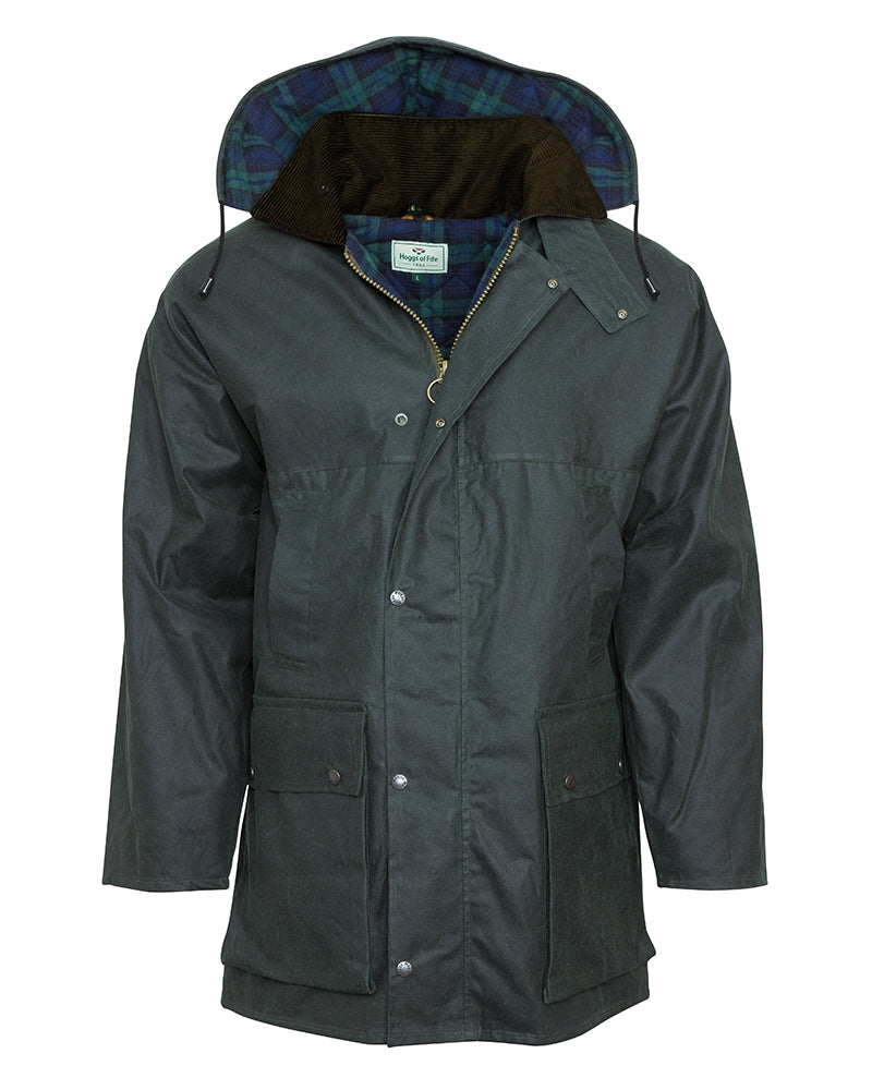 Chaqueta de algodon encerado Padded Wax Navy