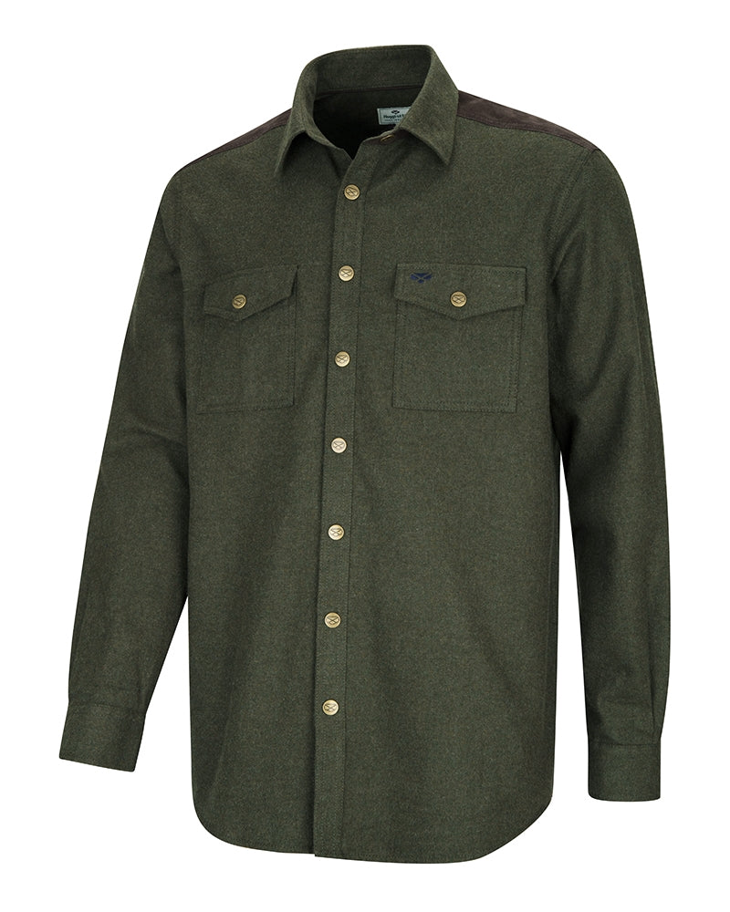 Camisa de algodon afranelado Dunvegan