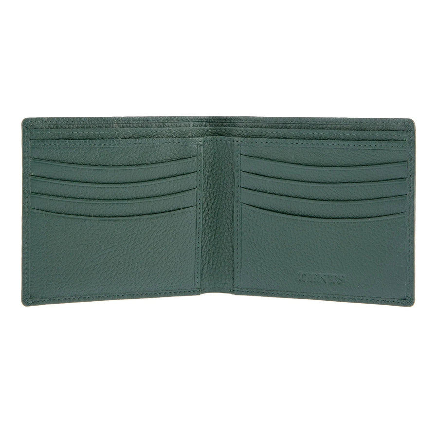 Billetera Dents Leather Billfold RFID Verde Dent´s