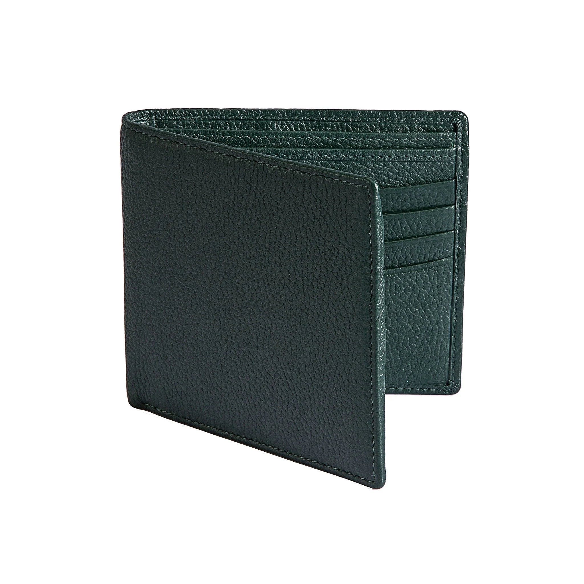 Billetera Dents Leather Billfold RFID Verde