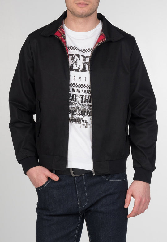 Chaqueta Harrington Black