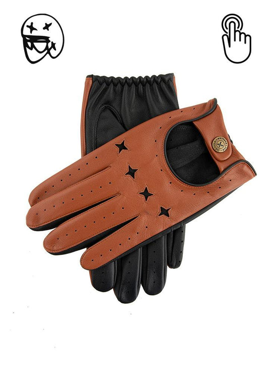 Guante Driving Touchscreen, Racer Tan/Black