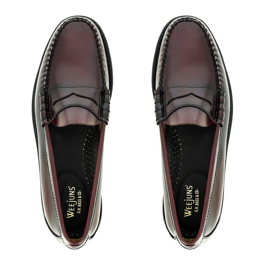 Larson Penny Loafer Wine  Suela GH Bass & Co