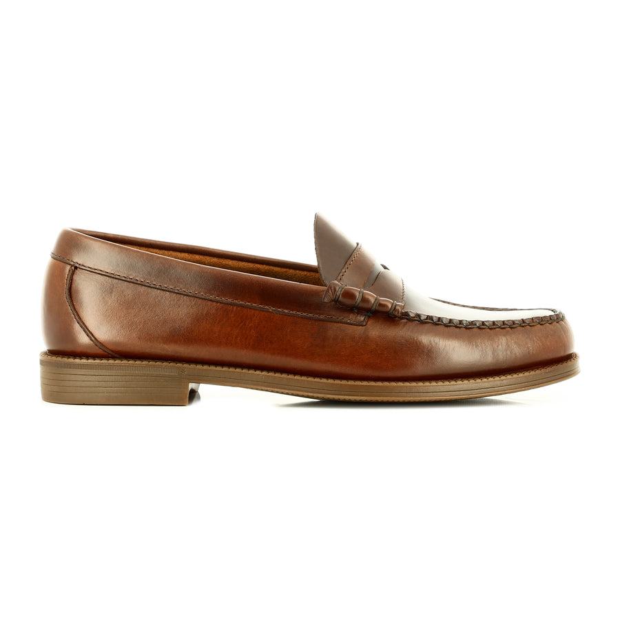 Larson Penny Loafer  Pull Up Brown  Goma GH Bass & Co
