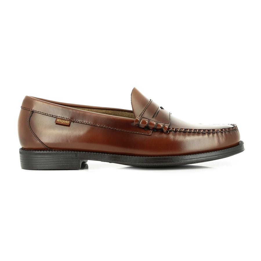 Larson Penny Loafer Mid Brown Goma GH Bass & Co
