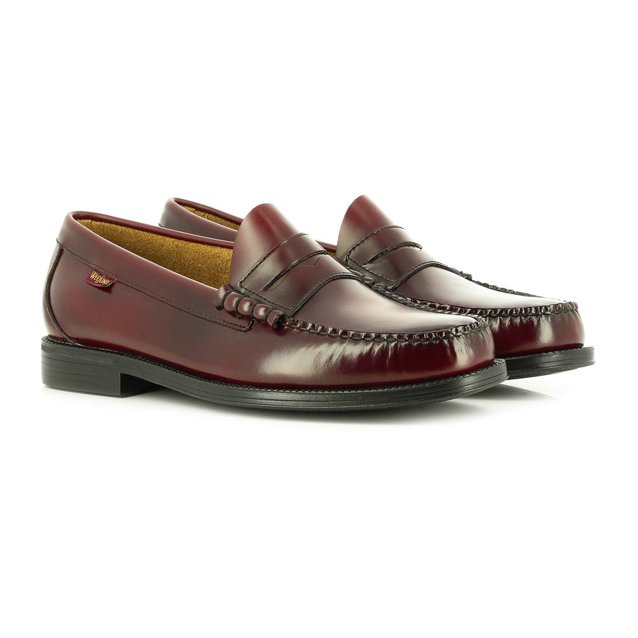 Larson Penny Loafer Wine  Goma GH Bass & Co