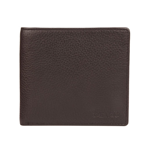Billetera Dents Leather Billfold RFID Café Oscuro
