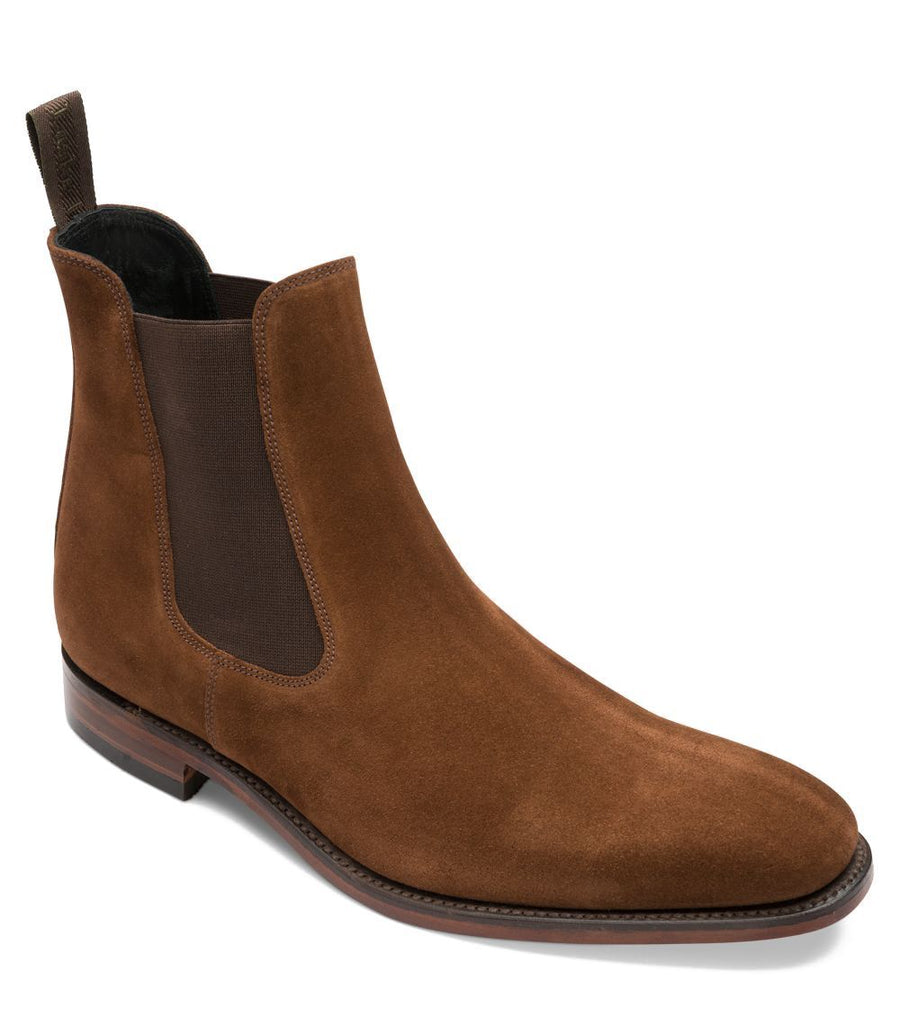 Mitchum Brown suede Ancho: F  / Suela Loake