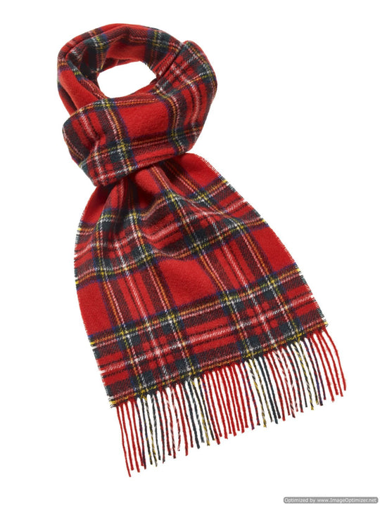 Bufanda B 100% Lambswool 25x190 Tartan, Royal Stewart