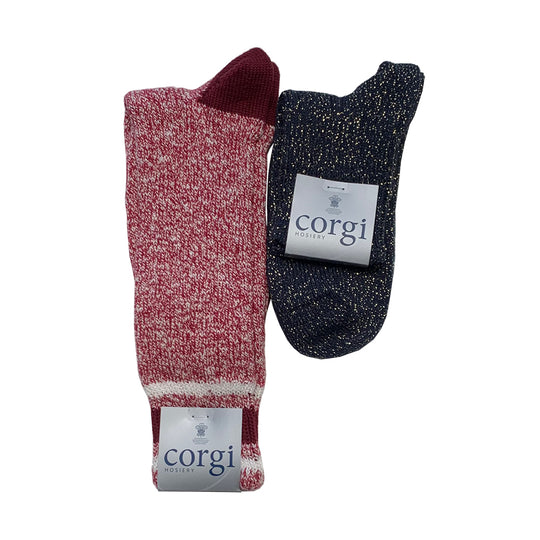 Calcetines Corgi Mujer Grueso de Algodón M